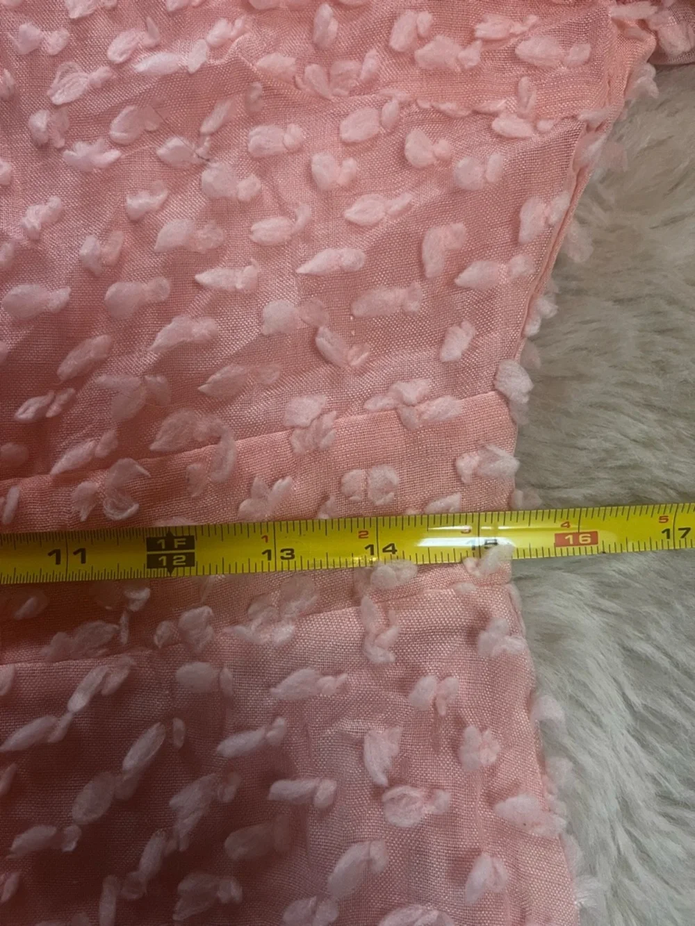Milkmaid Fairycore Ethereal Chiffon Dainty Feminine Textured Ruffle Boho Dress L - Picture 8 of 10